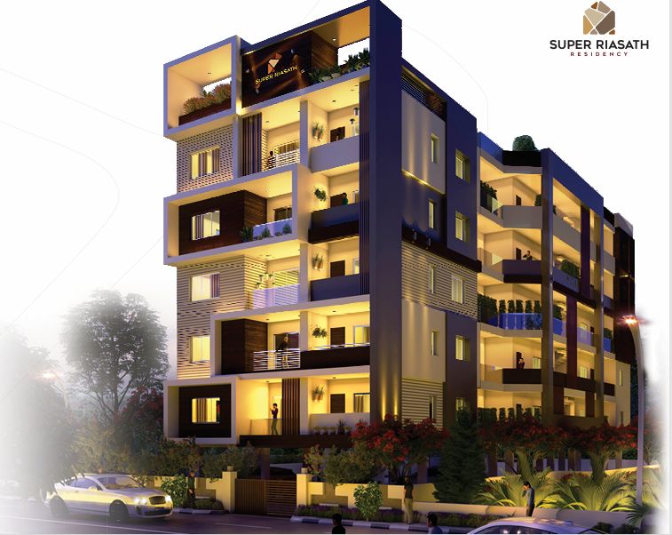 Super Riasath Residency luxury 3BHK apartments in Khairatabad Hyderabad